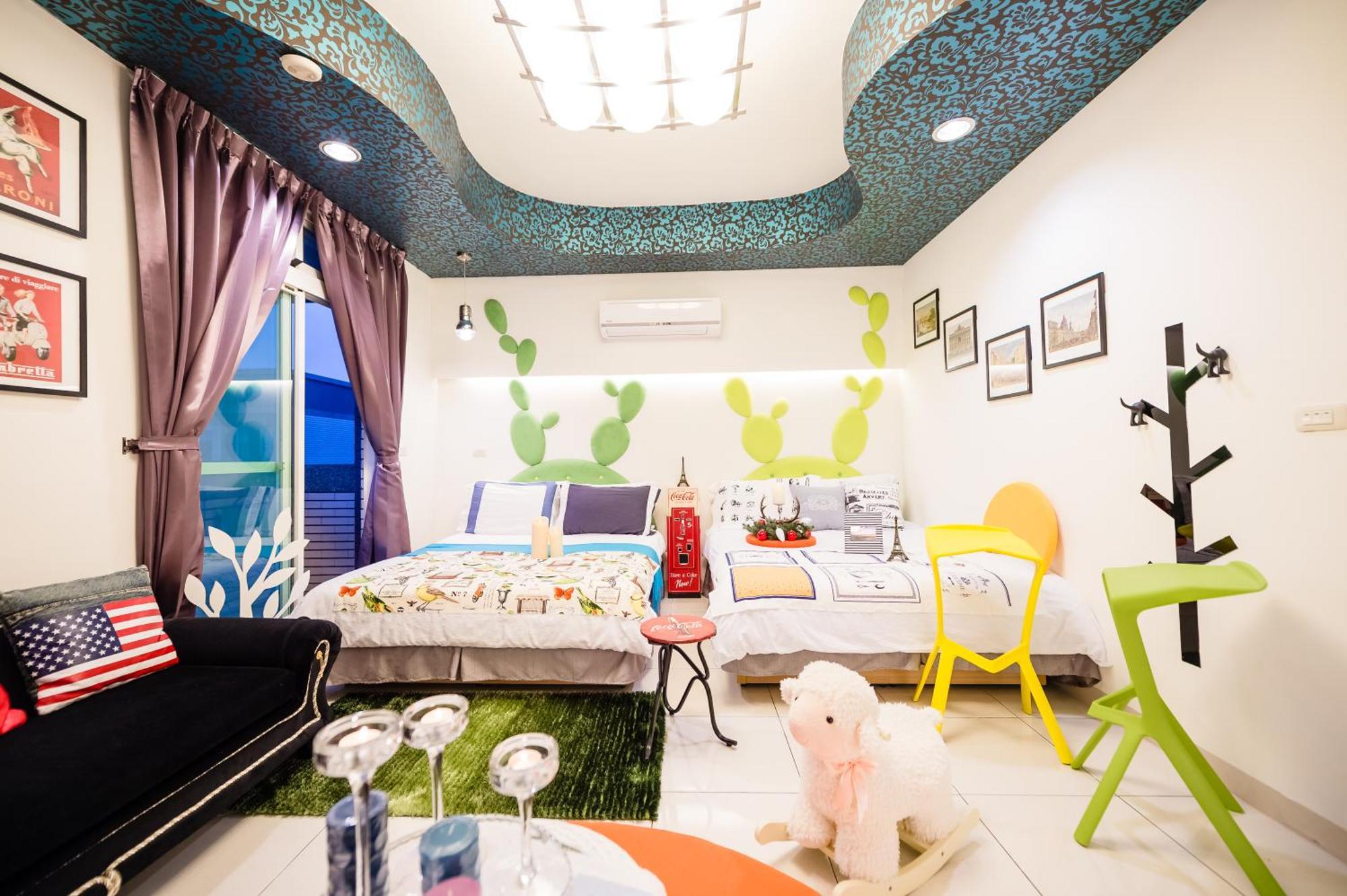 巴黎villa 主題派對k歌 Bbq 麻將包棟 Luodong Chambre photo